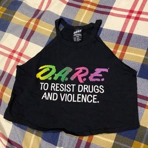 D.A.R.E. crop top